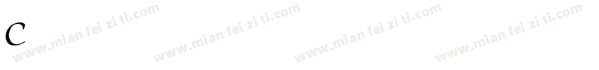 Chancery Cursive字体转换